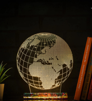 Lampara - Globo terraqueo