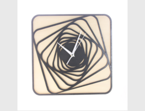 Reloj - Espiral cuadrado