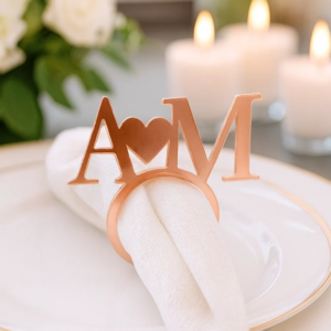Servilleteros personalizados para matrimonios